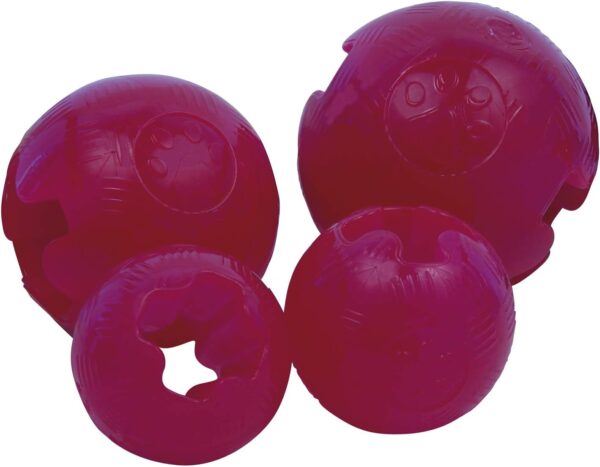 Pelota TPR para Perros Gloria - Múltiples tamaños - Material Resistente - Pelota Flexible - Cuida la Salud Dental de tu Perro - Juguetes para Perros - Pelotas para Perros - Variedad de Colores - Image 2