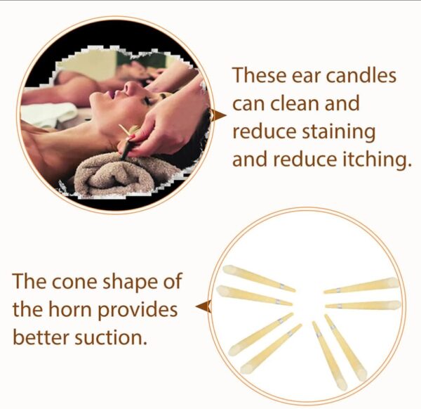 Healeved 8 Piezas Palos De Aromaterapia para El Oído Limpiadores De Oídos Caseros Prácticas Cera para Limpieza De Oidos Bergamota Barra De Cera para Los Oídos Natural - Image 5