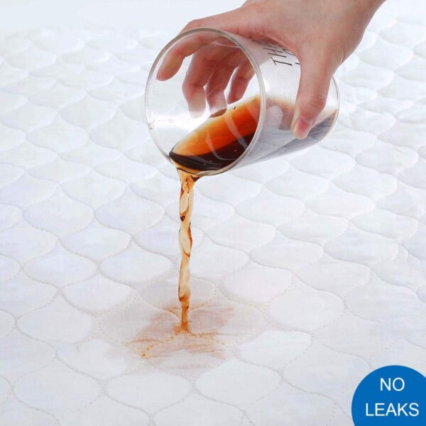 Sábana Protectora de Almohadilla para incontinencia de Cama - Sábana para mojar la Cama Lavable a Prueba de Agua Absorbente Soaker Underpad Sofá Cama Individual Doble (86 * 92 cm (3 Piezas)) - Image 4