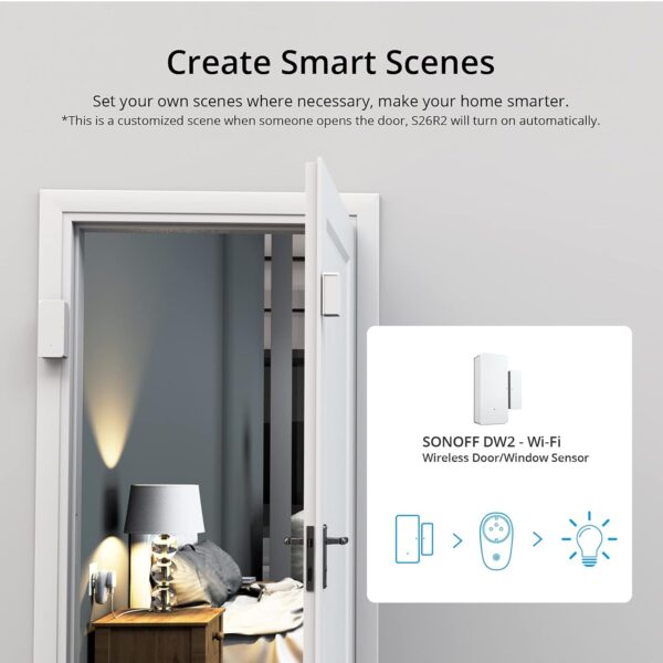 SonOFF S26R2 TPE-FR - Enchufe inteligente, compatible con Alexa, Google Home, 16 A tomas de corriente con control de voz, control remoto y programa de tiempo a través de eWeLink APP - Image 6