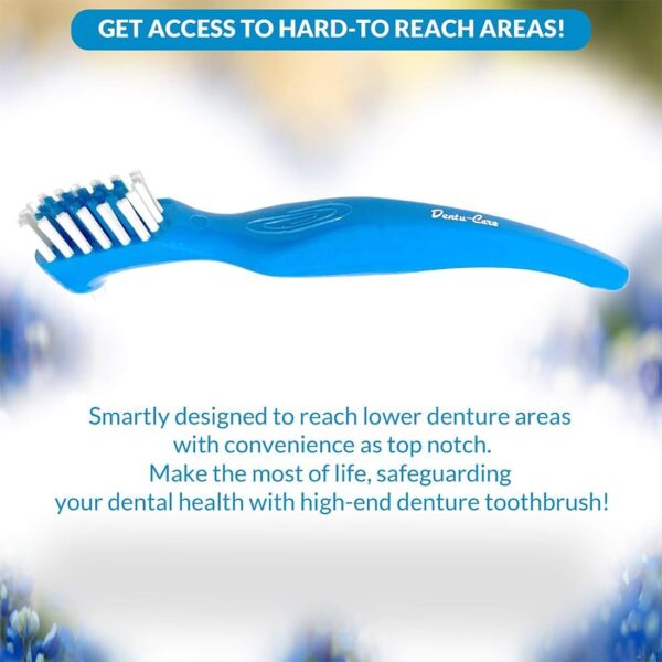 AORVYUI 2 pcs. Cepillo de dientes para dentaduras postizas | Doble cabezal, punta de precisión, ergonómico | Cepillo de dientes, dentista, alineadores, retenedores - Image 6