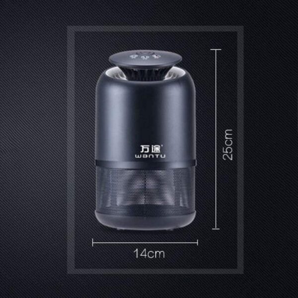 MFLASMF Mosquito Killer, Smart UV Mosquito Killer Repelente LED Mosquito-Killing Trap Lámpara Hogar Insecto Insecto Volador Plaga Dispositivo de succión de iluminación púrpura Lámpara ases - Image 2