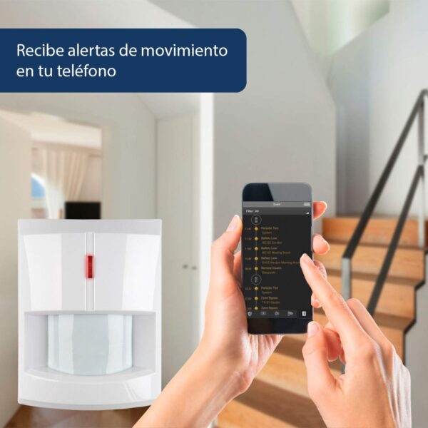 Blaupunkt Q3000 Kit de Alarma inalámbrica IP para casa, local, oficina. Sistema inteligente de seguridad sin cuotas. Antirrobos y okupas. Incluye panel de control, sensor para puertas y ventanas DC-S4, detector PIR de movimiento IR-S4. Recibe alertas en tu móvil. Funciones de domótica configurables. Fácil de instalar DIY - Image 4