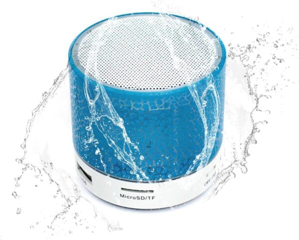 Queen.Y Inalámbrico BT Altavoz Portátil Mini Altavoz Subwoofer USB Reproductor de Música Soporte Impermeable U-Disk Tarjeta TF