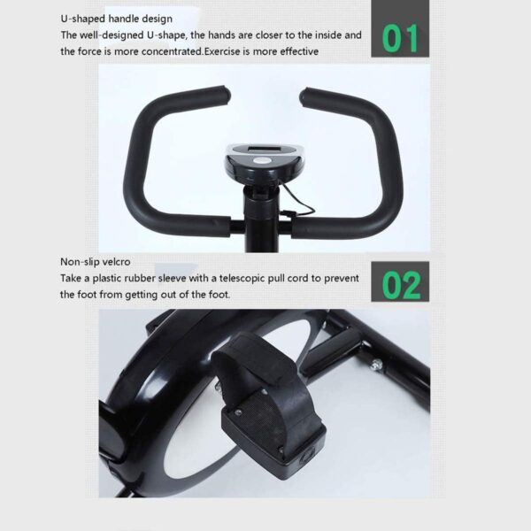 ZXLLAFT Bicicleta de Fitness Deportiva, Entrenador de Bicicleta, Bicicleta Estática, Bicicleta de Fitness con Computadora de Entrenamiento para Entrenamiento de Oficina en Casa - Image 5