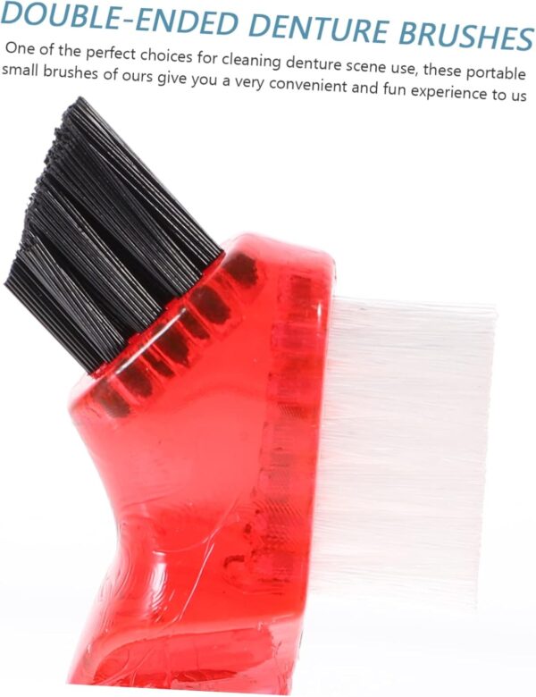 HAPINARY 8 Piezas Cepillo De Micro Prácticos Cepillos De Limpieza Cepillo Para Dentaduras Postizas Pinceles Para Pintar En Miniatura Dual Head Doble Lado El Plastico - Image 8