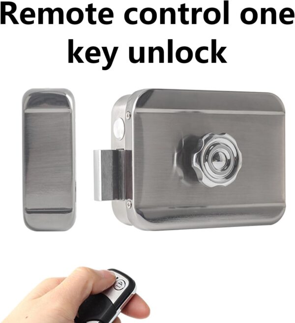 Limtula Cerradura Puerta Inteligente Invisible Cerradura Puerta con Control Remoto Cerradura Inalámbrica Seguridad para Hogar para Control por Aplicación - Image 7