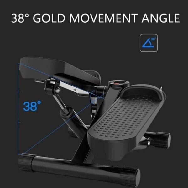 Dbtxwd Mini Fitness Paso A Paso Hidráulico, Máquina De Ejercicios Cardiovasculares Paso A Paso con Pantalla LED Multifunción para Principiantes Y Entrenadores - Image 4
