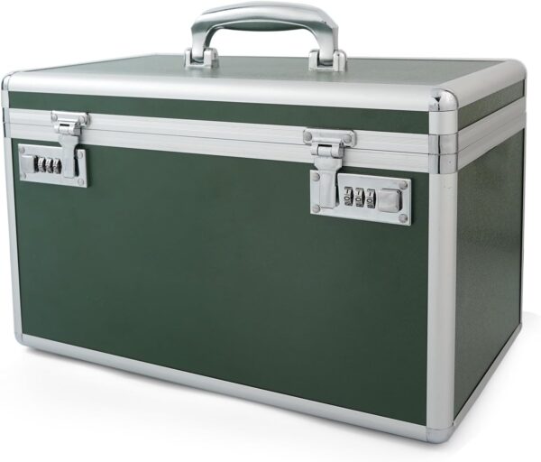 Caja de bloqueo de medicamentos con combinación, caja de almacenamiento de medicamentos con cerradura, caja de primeros auxilios vacía, caja de seguridad con cerradura de seguridad, organizador