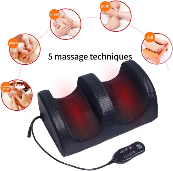 Masaje de pies Shiatsu Calefacción,5 modos y 3 intensidades de alfombra eléctrica de masaje,Foot Massage Pad Reducción de la Fatiga Promoviendo la Circulación de Sangre, Masajeador de Pies (Tipo B) - Image 5