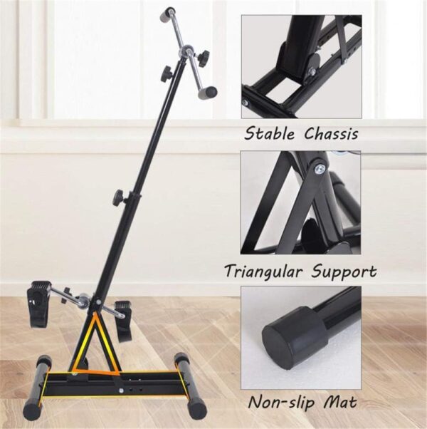 MFLASMF Ejercitador de Pedal - Máquina de pedaleo portátil para Ejercicios de pie, Mano, Brazo y Pierna - Ejercitador de Pedal para Bicicleta - Image 2