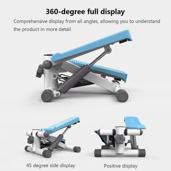 ZXLLAFT Mini Stepper Fitness Cardio Exercise Trainer Portable Stair Stepper Twisting Machine con Monitor LCD para Principiantes y Profesionales - Image 3