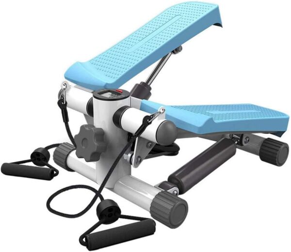 ZXLLAFT Mini Stepper Fitness Cardio Exercise Trainer Portable Stair Stepper Twisting Machine con Monitor LCD para Principiantes y Profesionales