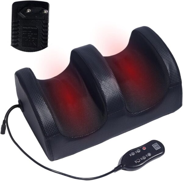 Masaje de pies Shiatsu Calefacción,5 modos y 3 intensidades de alfombra eléctrica de masaje,Foot Massage Pad Reducción de la Fatiga Promoviendo la Circulación de Sangre, Masajeador de Pies (Tipo B)