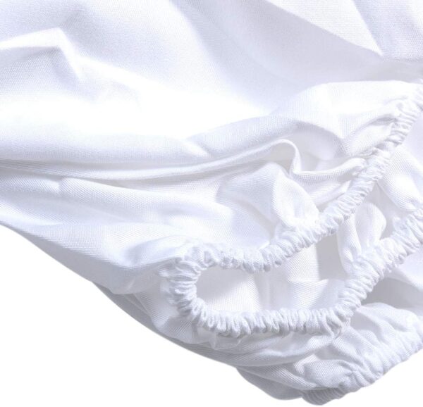 Funda para cama de masaje, hoja de mesa de masaje, borde elástico, cobertura de cama de masaje profesional, suave para masaje de belleza, funda para sofá con orificio para la cara - Image 3