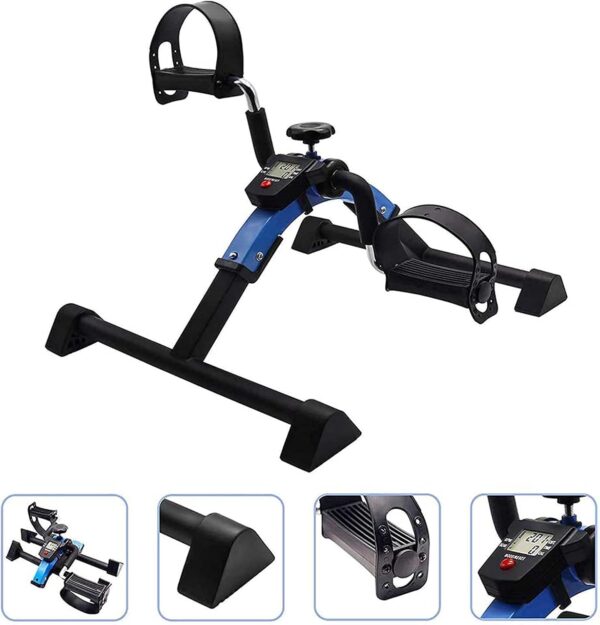 LUNEZY Entrenador De Mediana Edad Y Ancianos, Bicicletas Estáticas para Uso Doméstico Bicicleta De Fitness Multifunción Extraíble Smart Count Table Knob Regulador De Resistencia Dispositi - Image 4