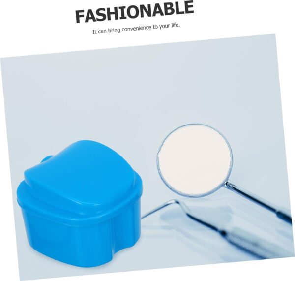 ULTECHNOVO Caja De Baño Para Dentaduras Postizas Recipiente Para Retenedores Recipientes De Limpieza Para Dentaduras Postizas - Image 3