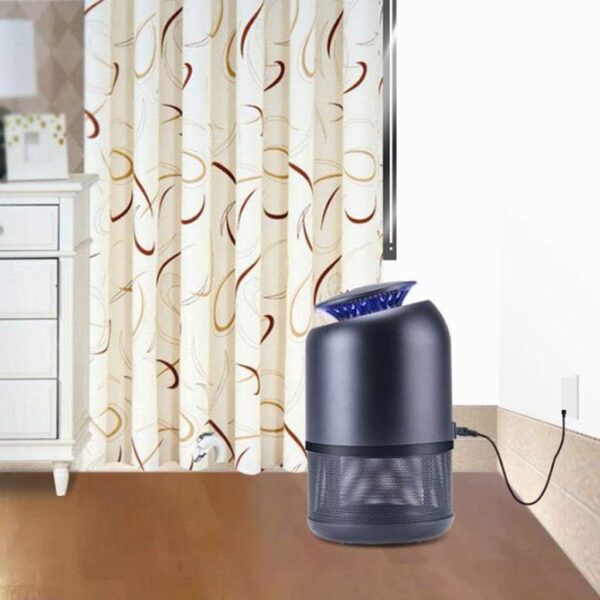 MFLASMF Mosquito Killer, Smart UV Mosquito Killer Repelente LED Mosquito-Killing Trap Lámpara Hogar Insecto Insecto Volador Plaga Dispositivo de succión de iluminación púrpura Lámpara ases - Image 3