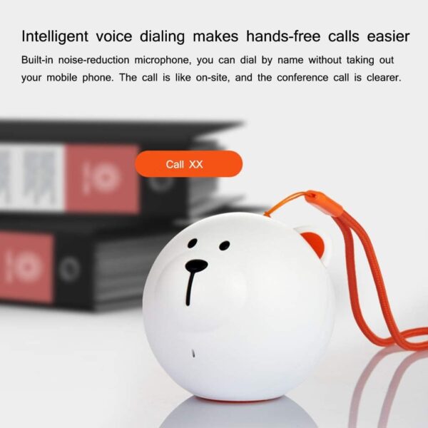 ZXQZ Altavoces portátiles Altavoz Inteligente Oso AI para Niños, Mini Altavoz Bluetooth Inalámbrico Portátil, Tiempo de Juego de 5 Horas, Marcación por Voz Inteligente bocinas - Image 7