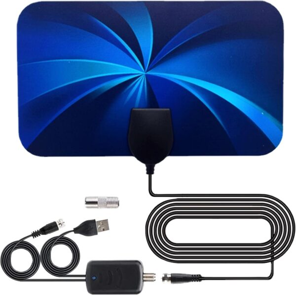 Fowybe televisión, Amplificador señal TV DVB-T2 Chip IC Inteligente avanzado, Receptor señal contra la Humedad y el Trueno Reemplazo Antena para recepción señal TV - Image 9
