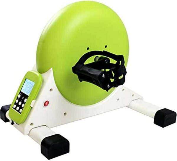 Sywlwxkq Ejercitadores de Brazos y Pedales Plegables para Mini Bicicleta, Pantalla LCD, Resistencia Ajustable, Compacto, Pedales con Palas, Equipo de Ejercicio para el hogar y la Oficina, e