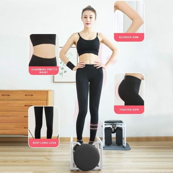 Pequeña caminadora elíptica caminadora multifunción máquina de Remo hogar Mini Escalera Paso a Paso Ejercicio Equipo de Fitness - Image 6