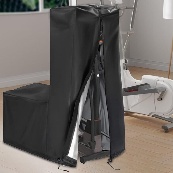 Uhngw Cubierta Elíptica Interior,Cubierta Elíptica Impermeable - Funda protectora elíptica impermeable | Cubierta de tela Oxford para máquina de exterior, cubierta protectora para entrenador elíptico, - Image 3