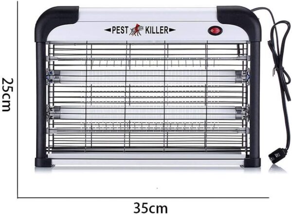 Trampa para Mosquitos Exterminador de Insectos electrónico Insecto Volador Repelente de Mosquitos Lámpara para Matar Mosquitos Eliminador de Interiores Trampas para Control de plagas de 20 W - Image 5