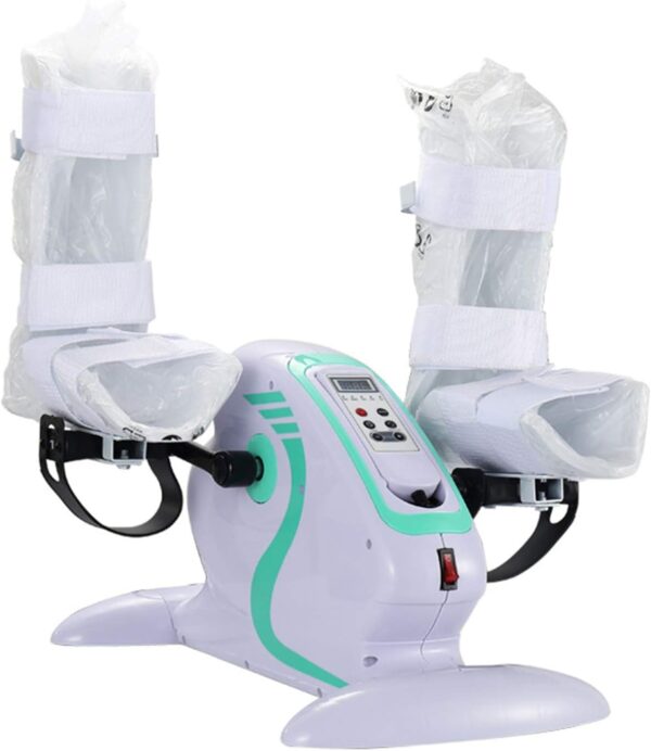 Dbtxwd Bicicleta De Ejercicio Eléctrica Motorizada De Fitness/Ejercitador De Pedal, Ejercitador De Pedal Eléctrico para Ejercicio De Brazos/Piernas Entrenador De Ciclismo