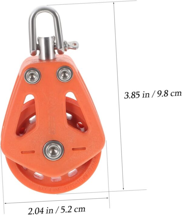 BESPORTBLE 5 Uds Elevación De Polea De Vela Polea De Velero Polipasto Bloque De Polea De Velero Broches De Plástico Herramienta Rotativa Tambor De Plástico Accesorios De Polea De Velero - Image 3