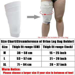 Soporte para bolsa de pierna urinaria para pacientes con incontinencia – D...