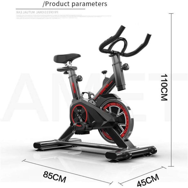 JHKGY Spin Bike,Bicicleta De Ejercicio Bicicleta De Fitness,Cardio Workout con/Bicicleta De Ciclismo con Volante Impulsado por Correa, para El Hogar Cardio Gym - Image 7