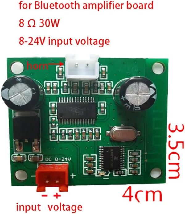 Junguluy Amplificador de Potencia Bluetooth de 30 W, Altavoz, Placa de MóDulo de Sonido, Placa Amplificadora de Receptor de Audio - Image 5
