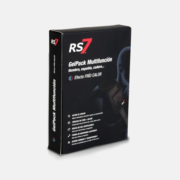 RS7 Gel Pack Multifunción - Espalda, Hombros y Abdomen efecto Frío/Calor, Negro - Image 5