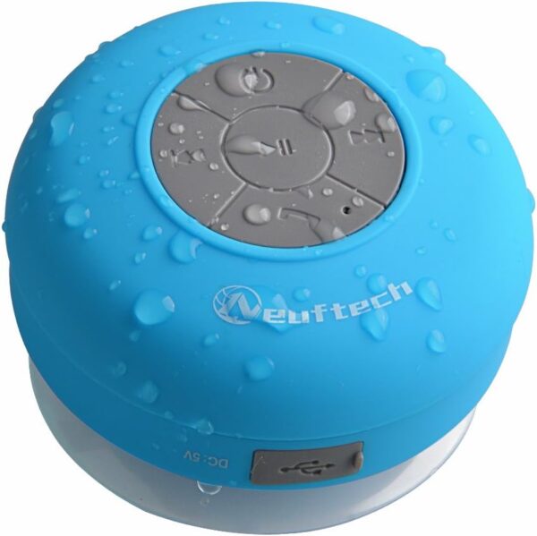 Neuftech Altavoz Bluetooth 5.2 Impermeable Sonido estéreo para iPhone 14 Plus/Pro/Pro MAX/SE /13/12 /11/ XR Samsung Galaxy Z Flip5 /Galaxy S23-Azul - Image 5