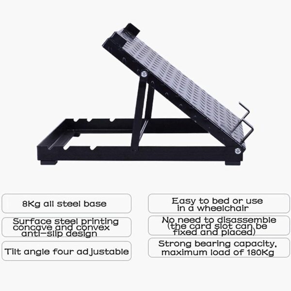 MFLASMF Ejercitador de Pedal eléctrico portátil, Bicicleta de Ejercicios con Pedal pequeño Debajo del Escritorio, Equipo de Vendedor Ambulante 2 en 1 para la Fuerza del Brazo de la Pierna - Image 6