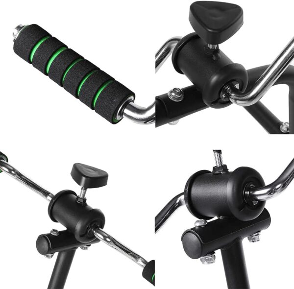 Sywlwxkq Bicicleta estática Ajustable Cuerpo Brazo Pierna Pedal Bicicleta estática Bicicleta de Interior Fitness Máquina de Terapia de Entrenamiento Corporal para Entrenamiento en casa/of - Image 6