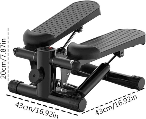 Dbtxwd Mini Fitness Paso A Paso Hidráulico, Máquina De Ejercicios Cardiovasculares Paso A Paso con Pantalla LED Multifunción para Principiantes Y Entrenadores - Image 6