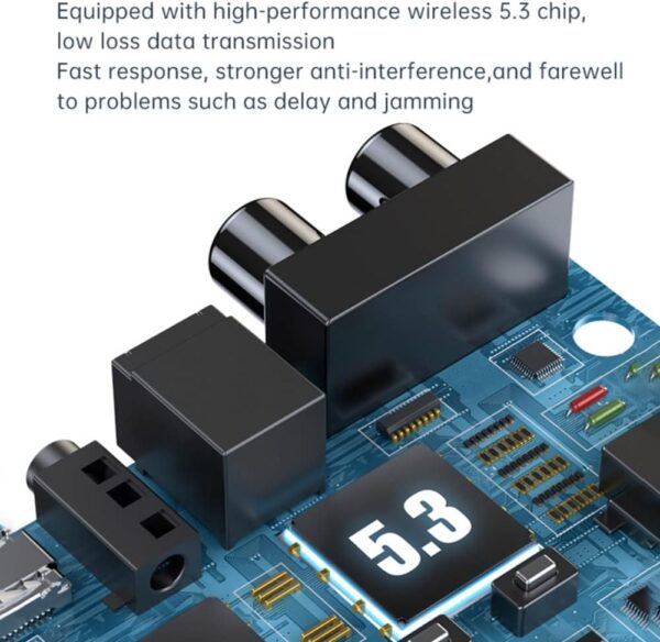 CosyCaya Bluetooth 5.3 Transmisor de Audio Receptor 3.5 Fibra óPtica Coaxial U Disco EstéReo MúSica Adaptador InaláMbrico Dongle - Image 5