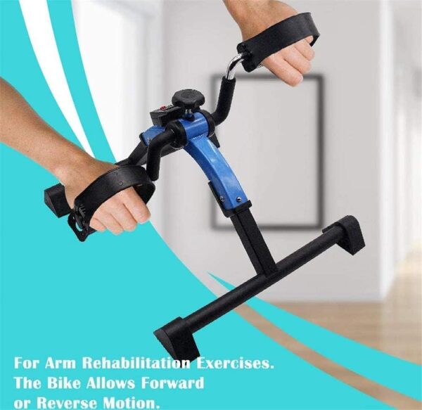 NMDCDH Ejercitador de Pedal Plegable Fuerte para Ejercicio de recuperación de Rodilla de Pierna y Brazo con Equipo de Entrenamiento de rehabilitación de Monitor - Image 6
