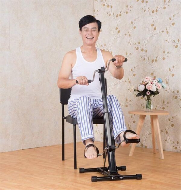 MFLASMF Ejercitador de Pedal - Máquina de pedaleo portátil para Ejercicios de pie, Mano, Brazo y Pierna - Ejercitador de Pedal para Bicicleta - Image 5