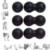 WSADZXC77 Pelota de automasaje, cacahuete, juego de bolas de lacrosse, rodillo muscular para la columna vertebral, fascia, cuello, acupresión, fascitis plantar, masaje de reflexología - Image 3