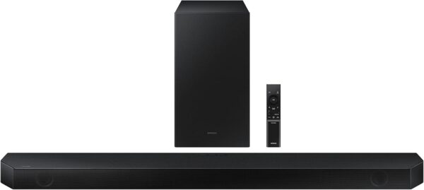 Samsung Barra de Sonido HW-Q600B - Dolby Atmos/DTS:X, Q- Symphony Gen II, 3.2.1 Canales, Sonido Inteligente y Modo Juego Pro