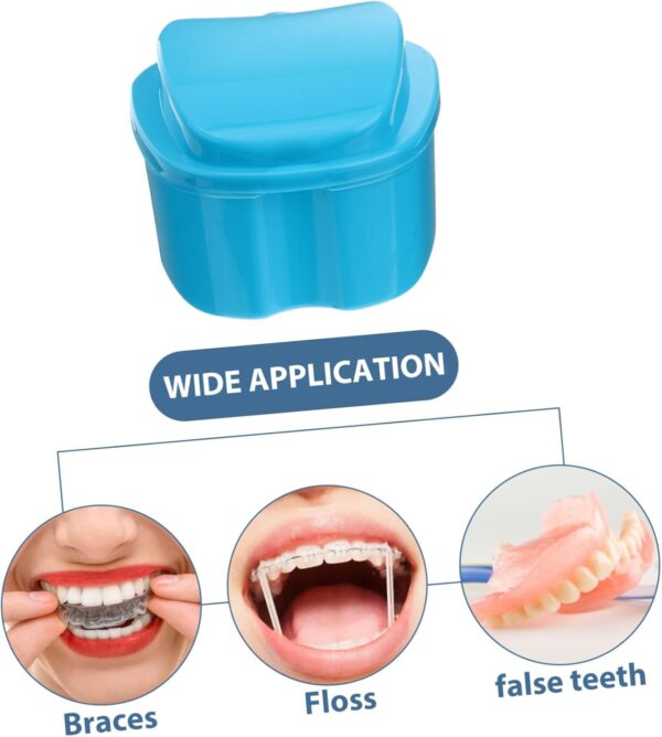 HAPINARY Caja De Limpieza De 5 Uds Contenedor De Viaje Limpiador De Tabletas Soporte De Baño Soporte Portátil Para Cepillo De Cesta + Caja Azul - Image 9