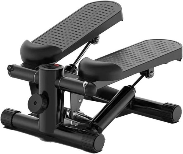 Dbtxwd Mini Fitness Paso A Paso Hidráulico, Máquina De Ejercicios Cardiovasculares Paso A Paso con Pantalla LED Multifunción para Principiantes Y Entrenadores