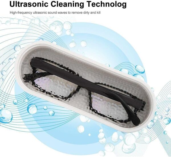 scosao Limpiador Ultrasónico de Joyas 48 kHz limpiador Ultrasonidos Portátil Ultrasonic Cleaner para Relojes, Pendientes, Dentaduras, Monedas, Gafas - Image 4