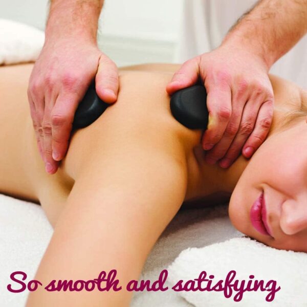 ANCLLO - Juego de 6 Piedras Calientes para masajes Esenciales Grandes para SPA Profesional o casero, Relajante, curativo, para aliviar el Dolor - Image 5
