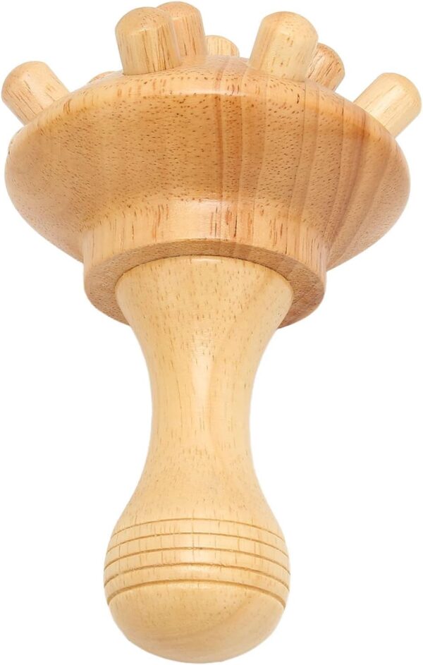 Bipily Herramientas De Masaje De Madera De Hongos, herramienta de masaje de punto de activación de tejido profundo Maderoterapia Kit Colombiana, herramienta de modelado de cuerpo de madera - Image 3