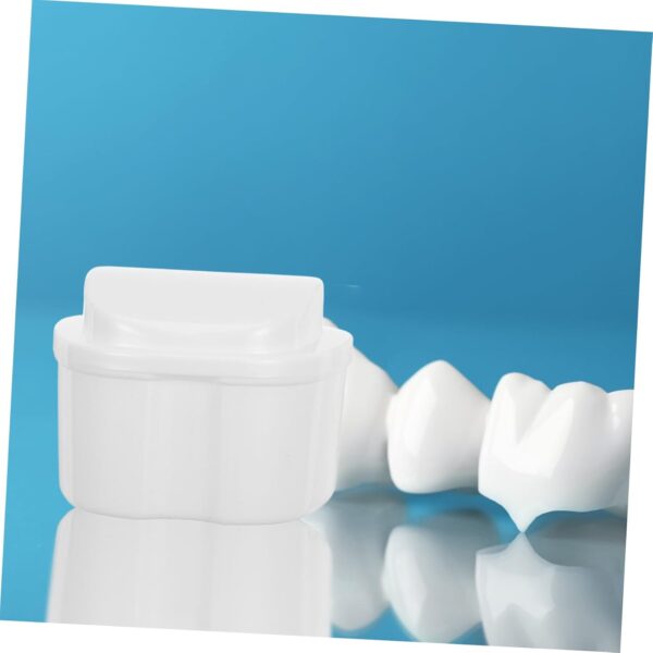 ULTECHNOVO Caja De Baño Para Dentaduras Postizas Recipiente Para Retenedores Recipientes De Limpieza Para Dentaduras Postizas - Image 2