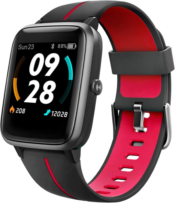 UMIDIGI Reloj Inteligente con GPS,Smartwatch Hombre Mujer Niños con Monitor de Frecuencia Cardíaca, Esfera Personalizada, 1.3" Pantalla Táctil Impermeable Reloj Deportivo para Android iOS